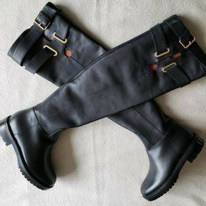 Valentino Garavani Over The Knee Leather Boots
